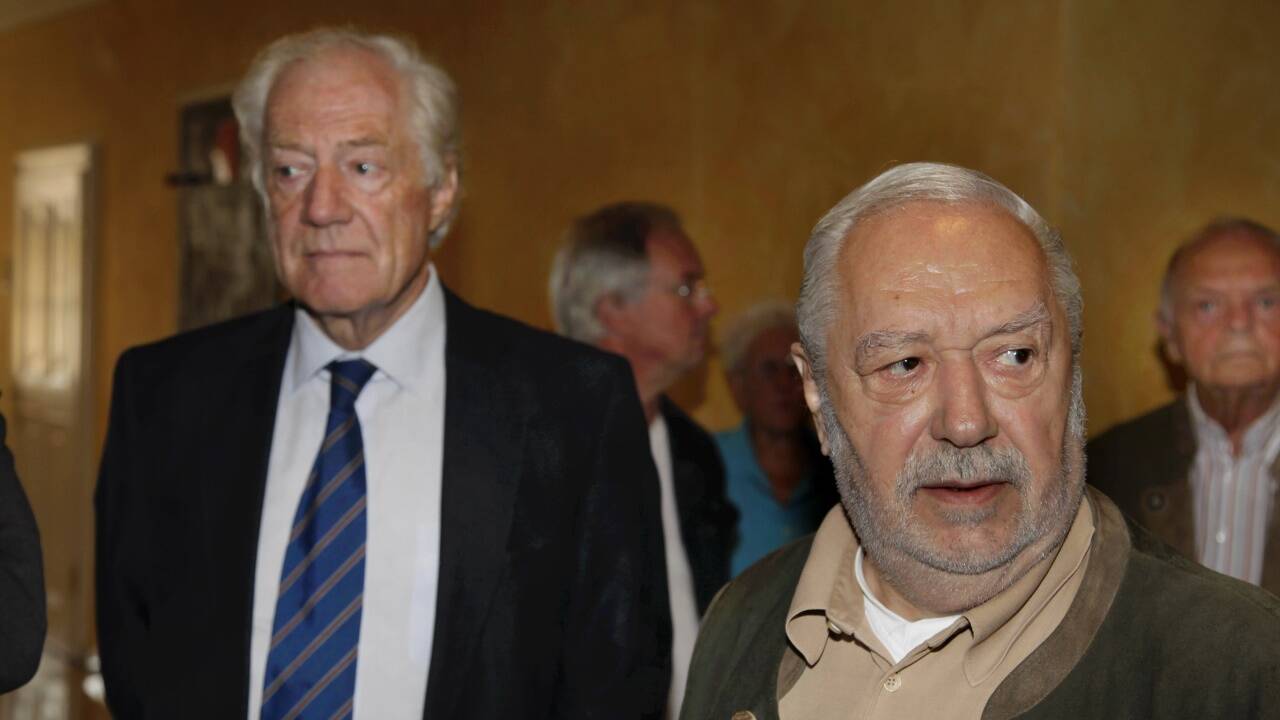Bittere Stunden erlebte Arnold Henhapl 2009 bis 2012 während der Insolvenz seiner Holding, links ist Masseverwalter Wolfgang Lirk zu sehen.  
