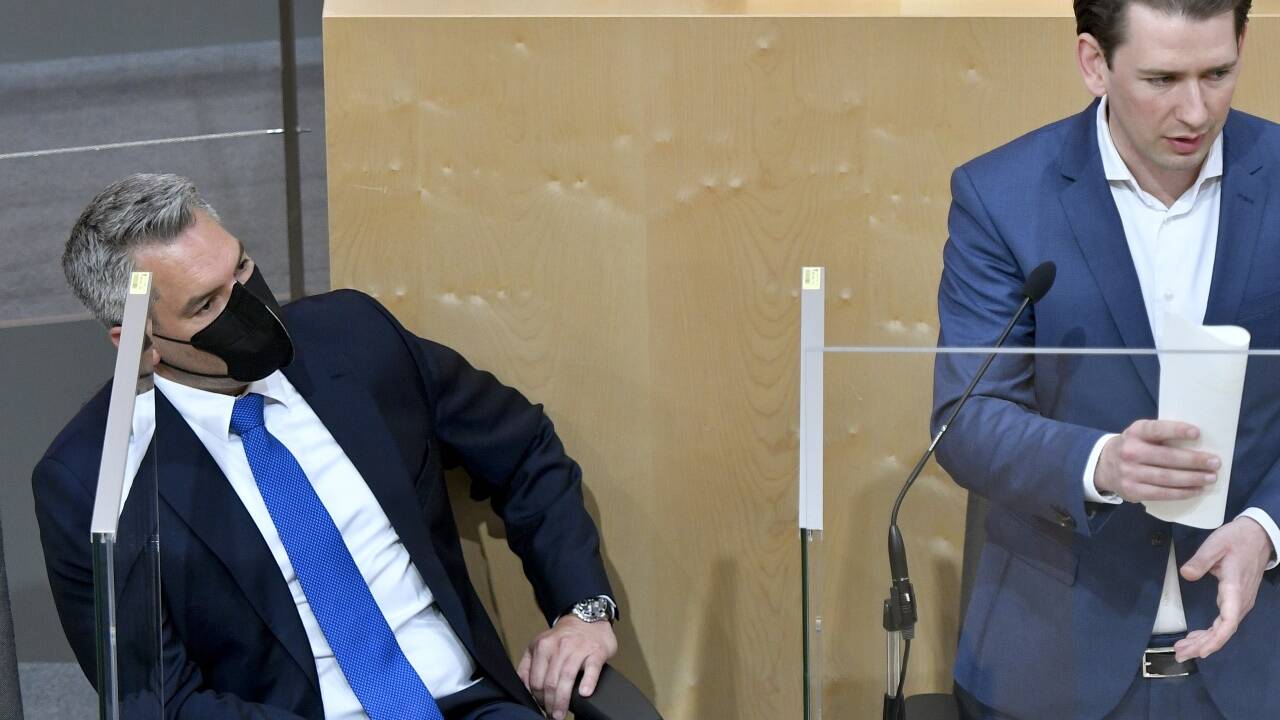 Innenminister Nehammer wird für die Nachfolge von Kurz als Kanzler häufig genannt. 