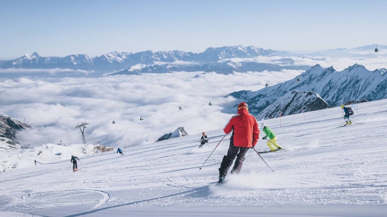 Die Skisaison am Kitzsteinhorn ist bereits eröffnet.  