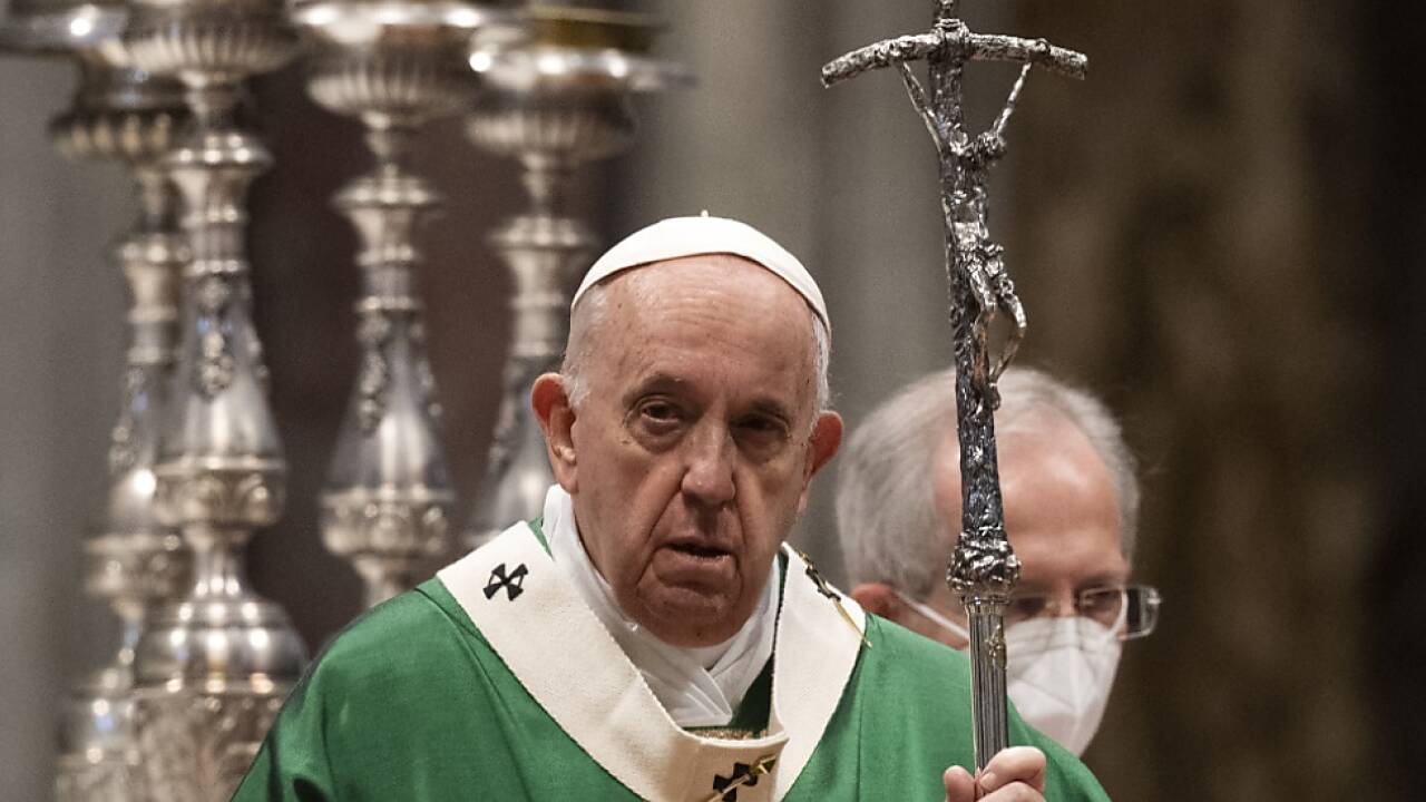 Papst Franziskus bei der Messe zur Eröffnung der Weltsynode 