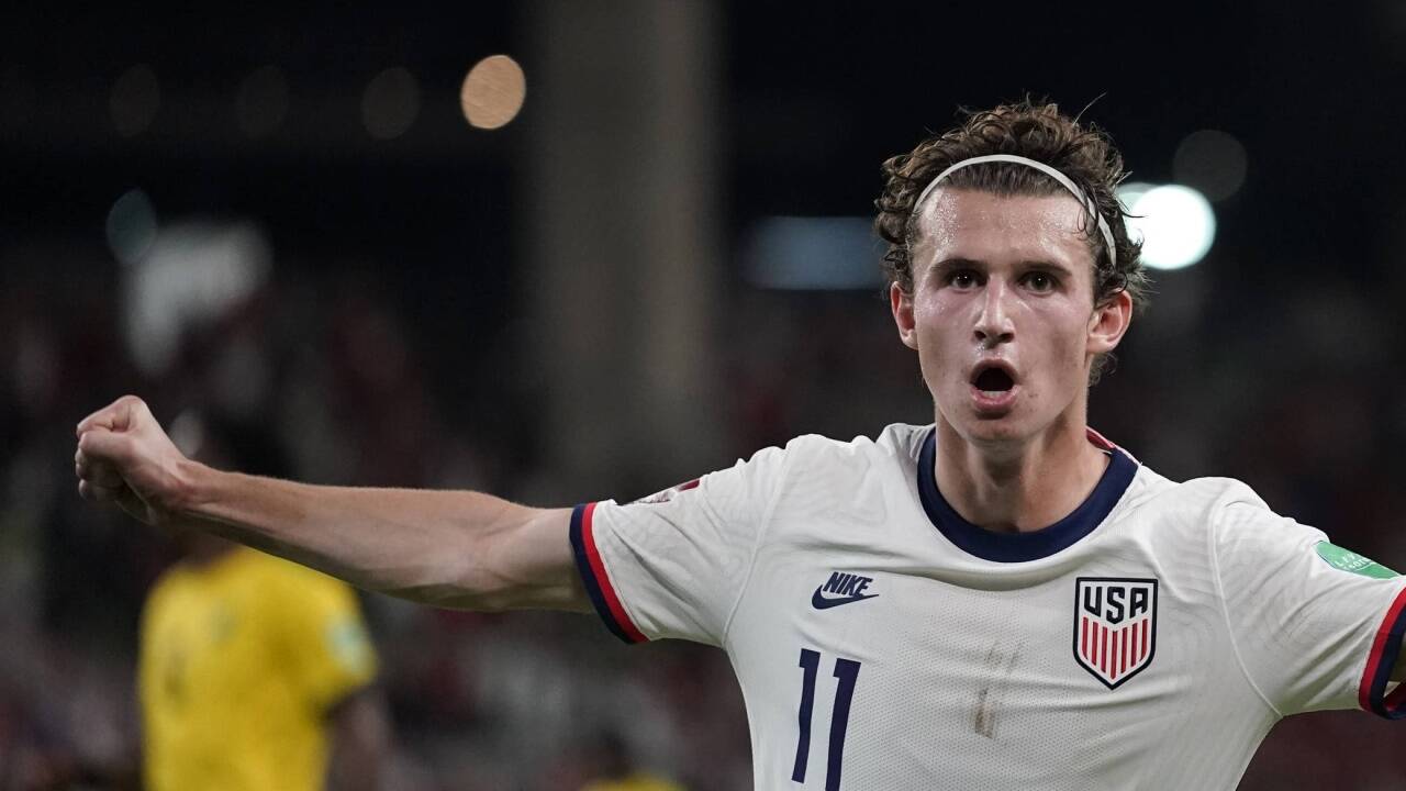 Brenden Aaronson im US-amerikanischen Teamtrikot. 