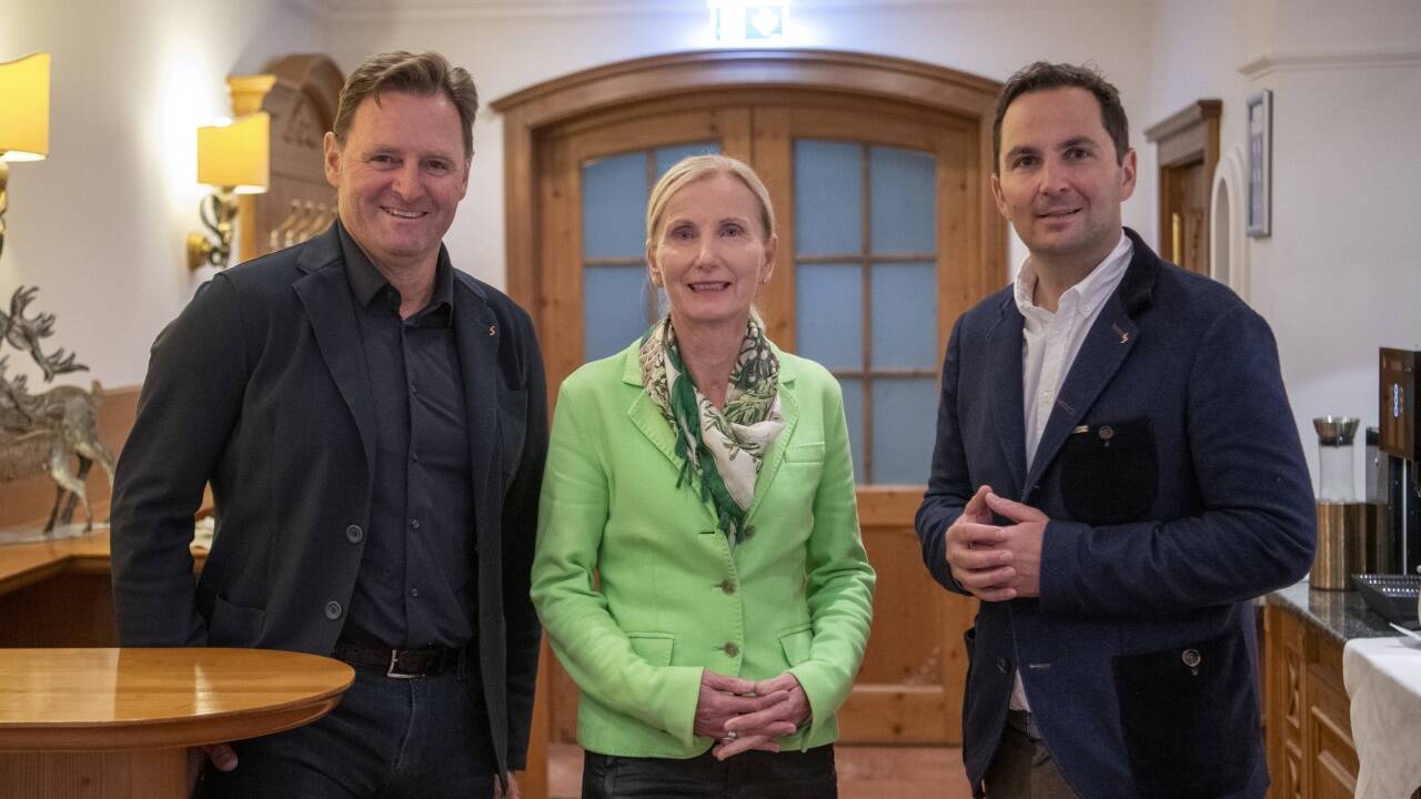 Patrick Ortlieb, Roswitha Stadlober und Christian Scherer Patrick Ortlieb, Roswitha Stadlober und Christian Scherer