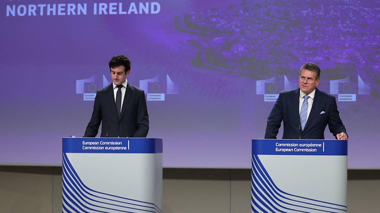 EU-Vize-Kommissionspräsident Sefcovic sucht Lösung für Nordirland 