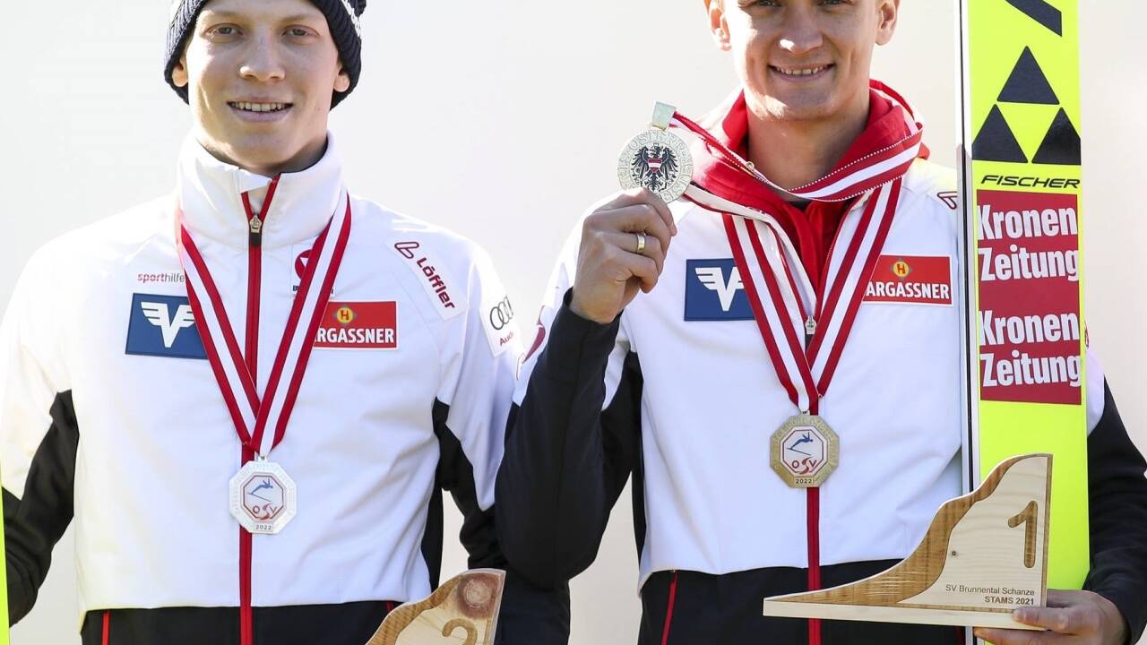 Daniel Huber (r.) setzte sich vor Jan Hörl (l.) durch. 