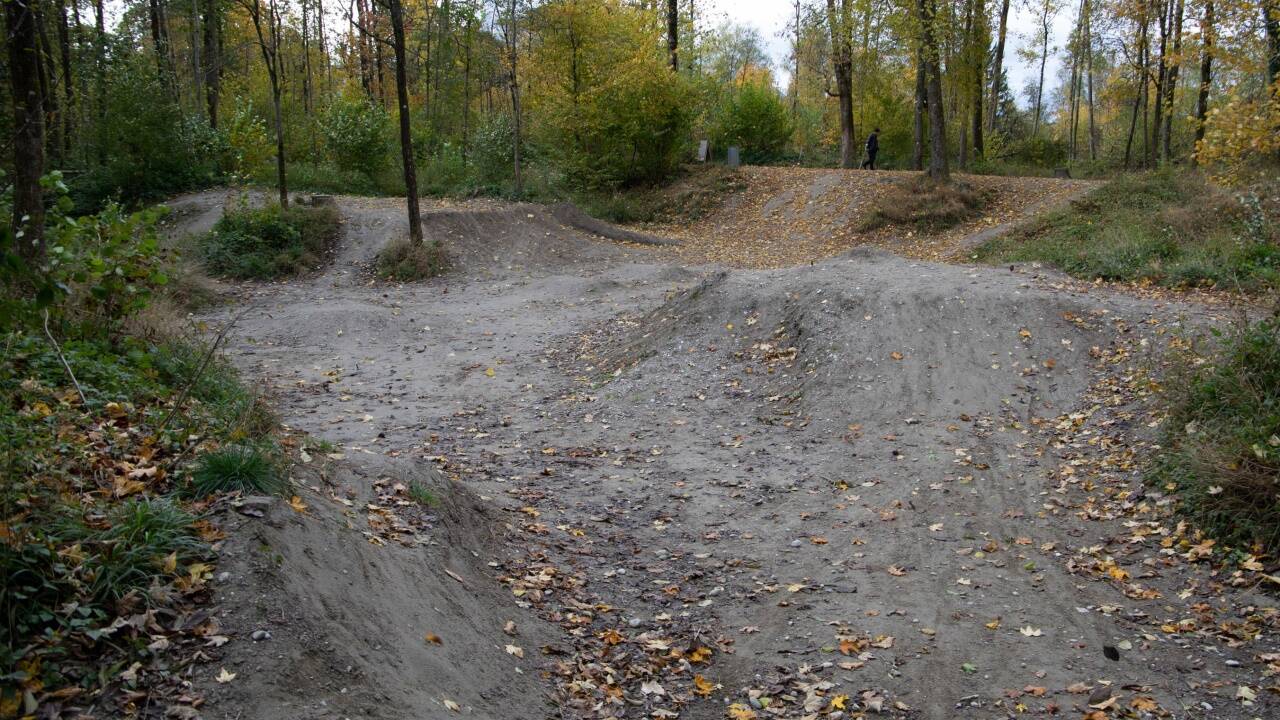 Leergefegt: Der BMX-Parcours in der Josefiau in Salzburg. 