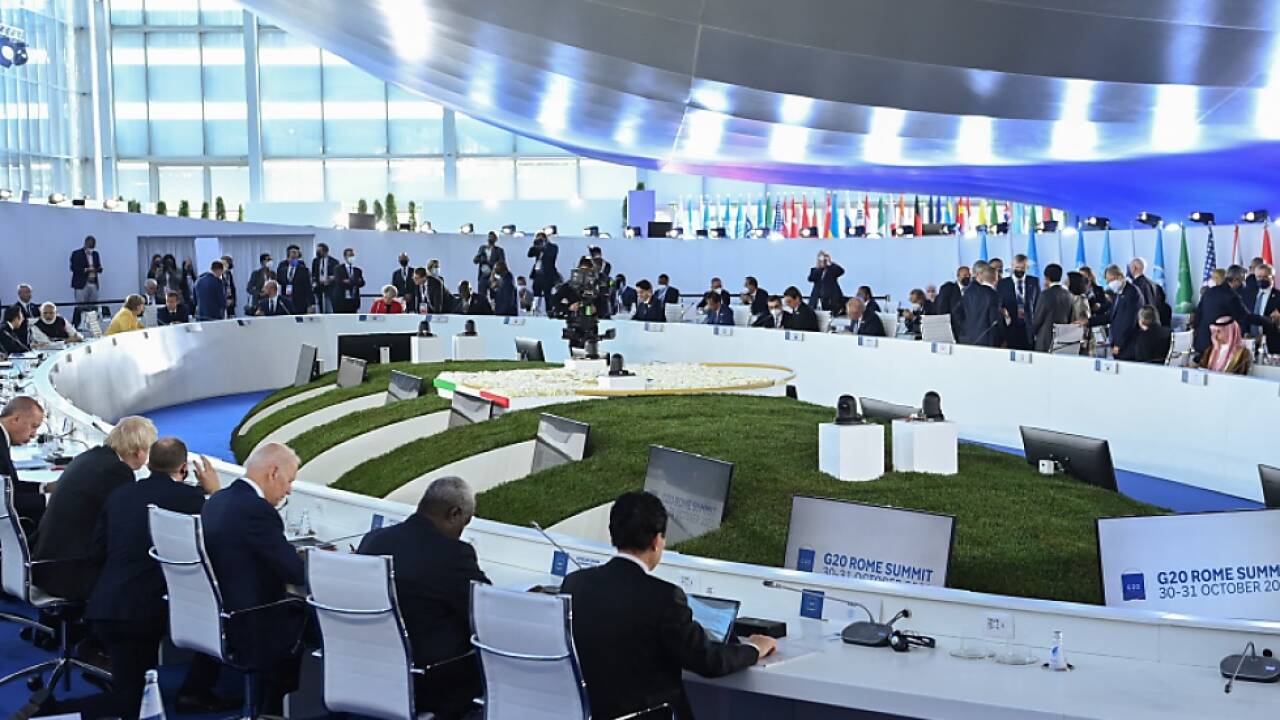 G20-Spitzenpolitiker treffen zum ersten Mal seit langem zusammen  G20-Spitzenpolitiker treffen zum ersten Mal seit langem zusammen