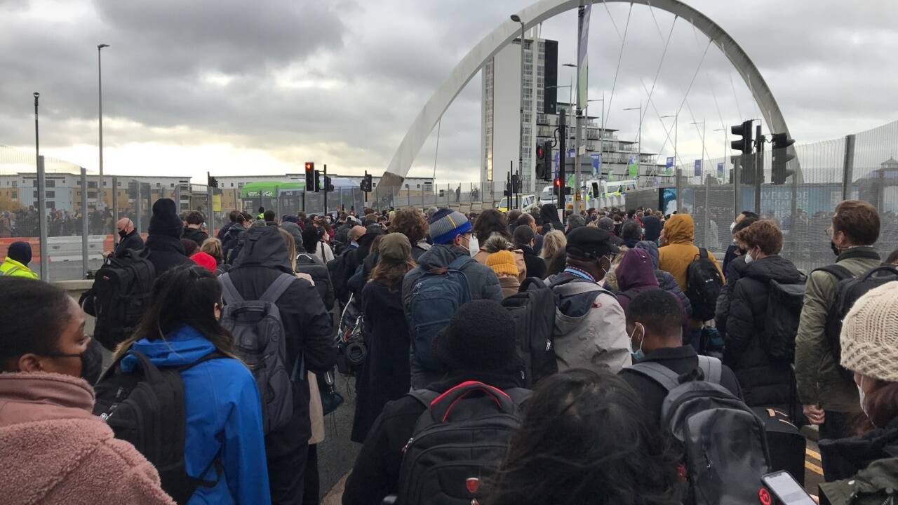 Großer Andrang in Glasgow: Menschen aus aller Welt treffen in der größten Stadt Schottlands ein.   Großer Andrang in Glasgow: Menschen aus aller Welt treffen in der größten Stadt Schottlands ein.