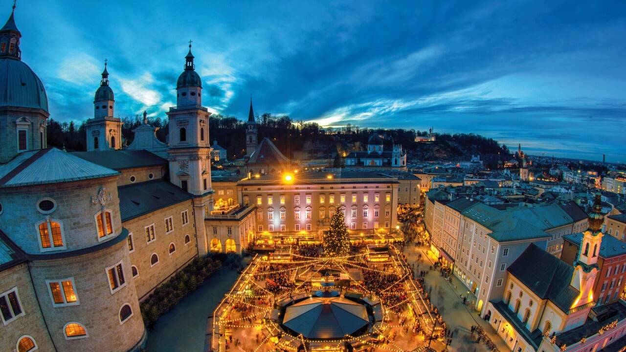 So soll er heuer wieder aussehen – der Salzburger Christkindlmarkt. 