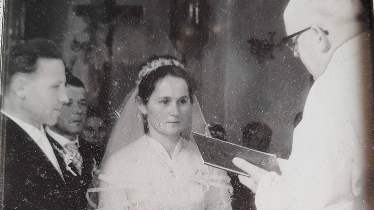 Die Hochzeit von Johann und Katharina 1962. 