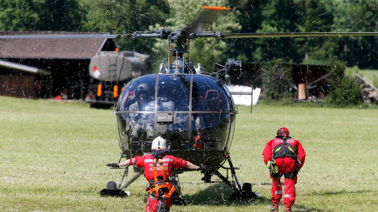 Katastrophenschutzübung des Bundesheeres am Freitag in Adnet. Katastrophenschutzübung des Bundesheeres am Freitag in Adnet.
