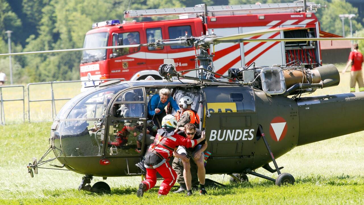 Katastrophenschutzübung des Bundesheeres am Freitag in Adnet. Katastrophenschutzübung des Bundesheeres am Freitag in Adnet.