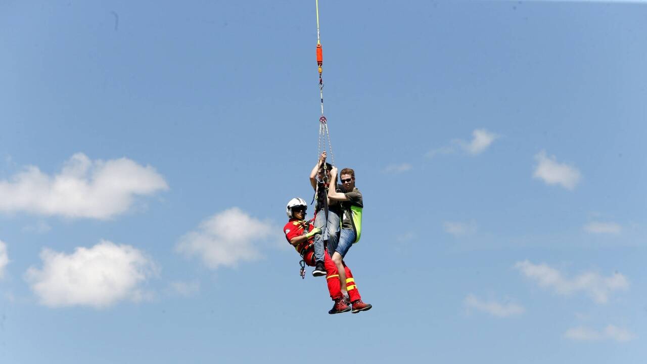 Katastrophenschutzübung des Bundesheeres am Freitag in Adnet. Katastrophenschutzübung des Bundesheeres am Freitag in Adnet.