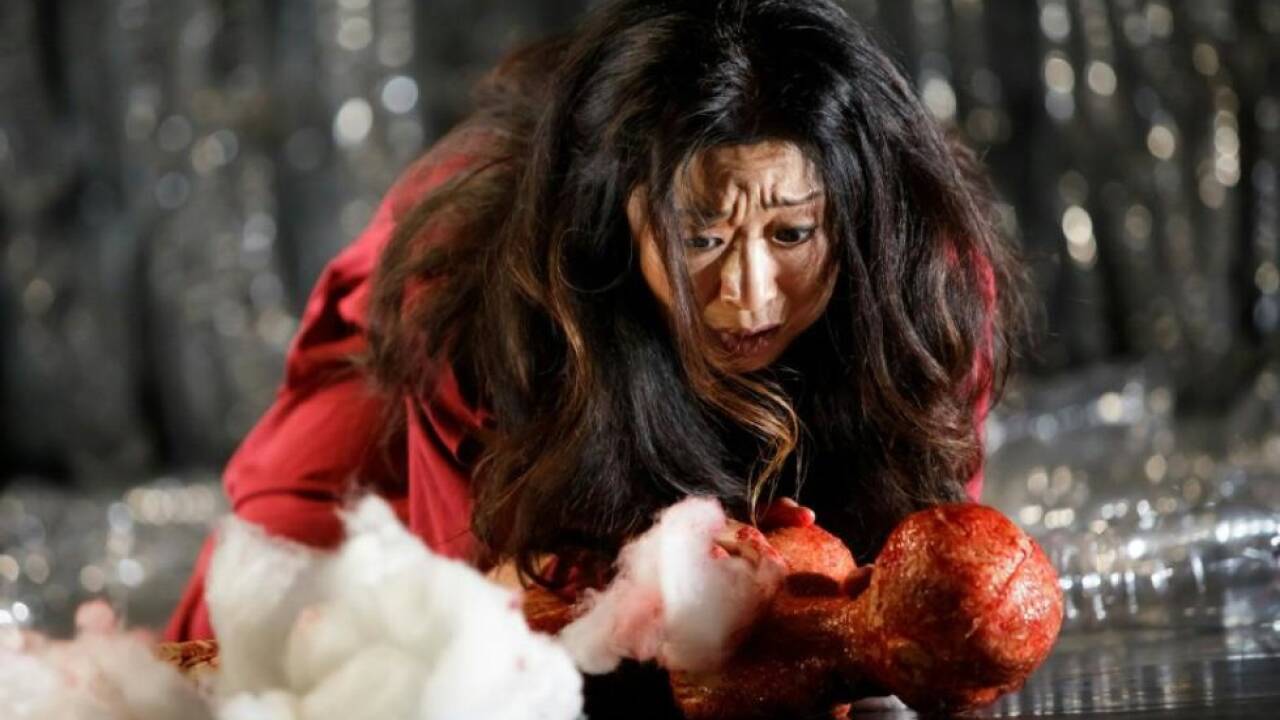 Ah Young Hong als Poppaea im Blutrausch 