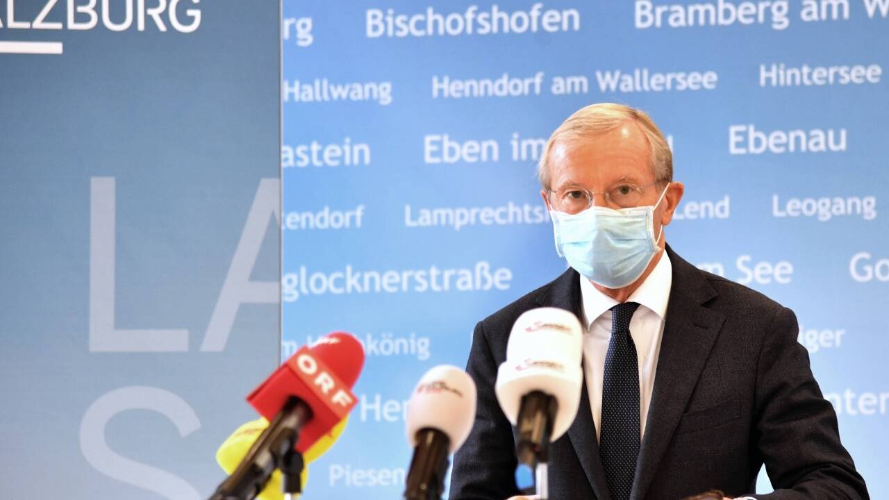 Salzburgs Landeshauptmann Wilfried Haslauer (ÖVP) 