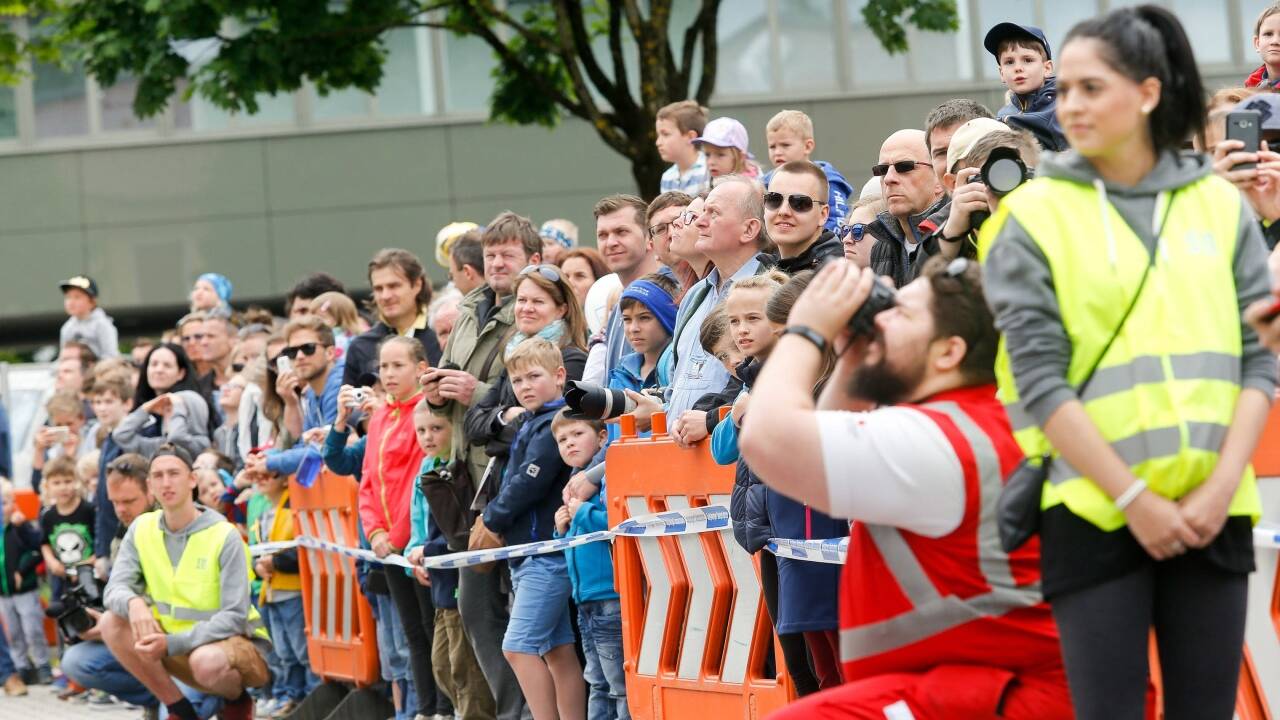 Der Andrang der Besucher war groß. Der Andrang der Besucher war groß.