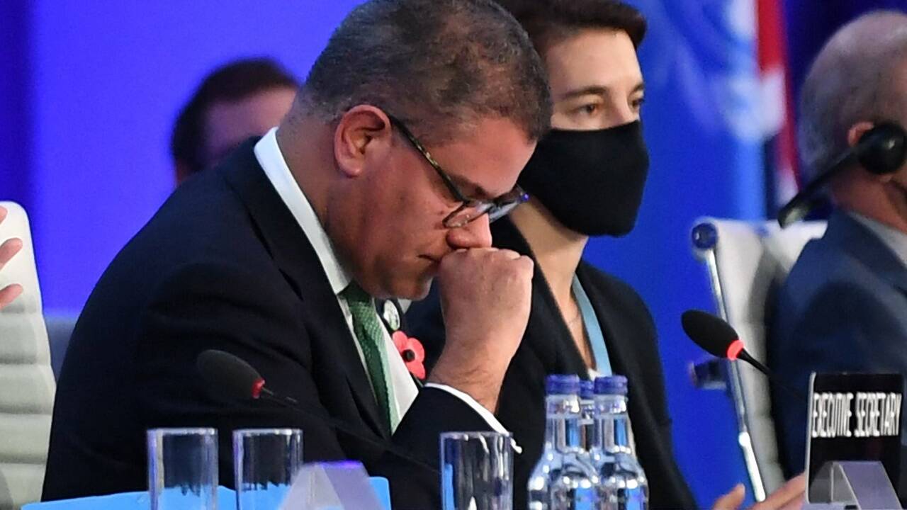 Die Verzweiflung war Alok Sharma ins Gesicht geschrieben.  