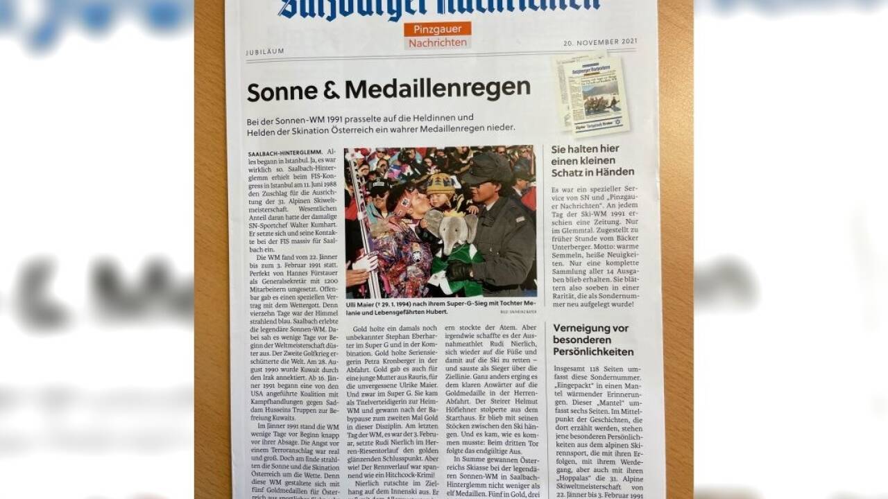 Die Neuauflage der WM-Zeitungen. 