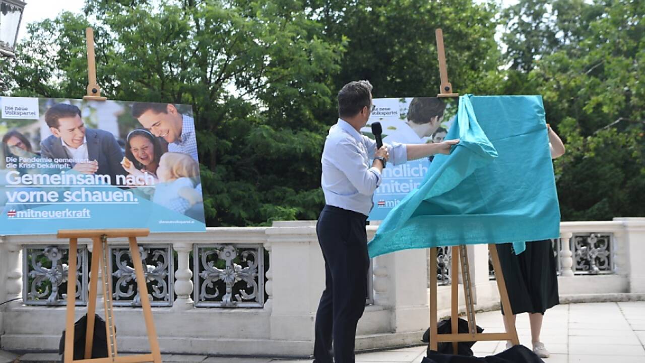 ÖVP-Plakate der Sommerkampagne 