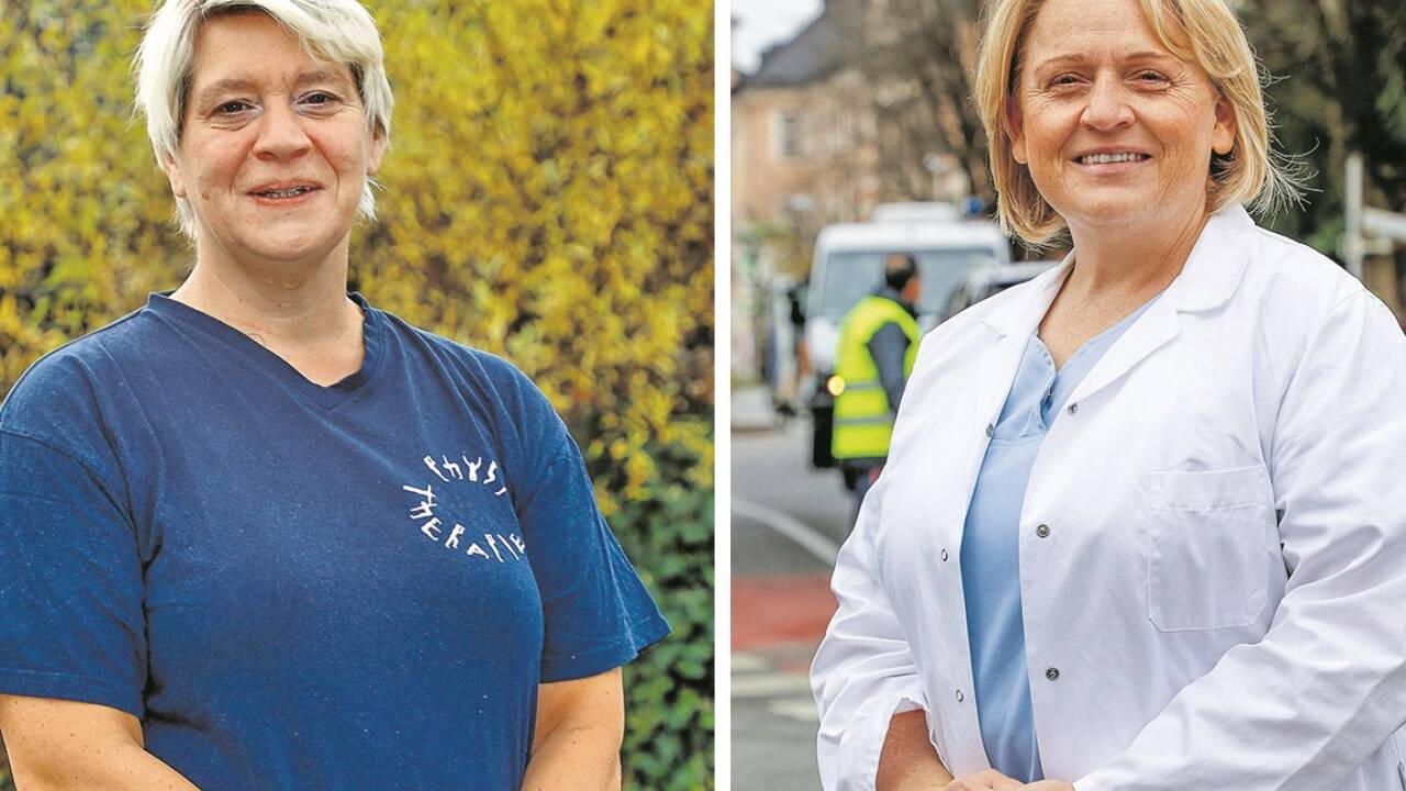 Dunja Kirchhoff (links) und Hannelore Hauser (rechts) 