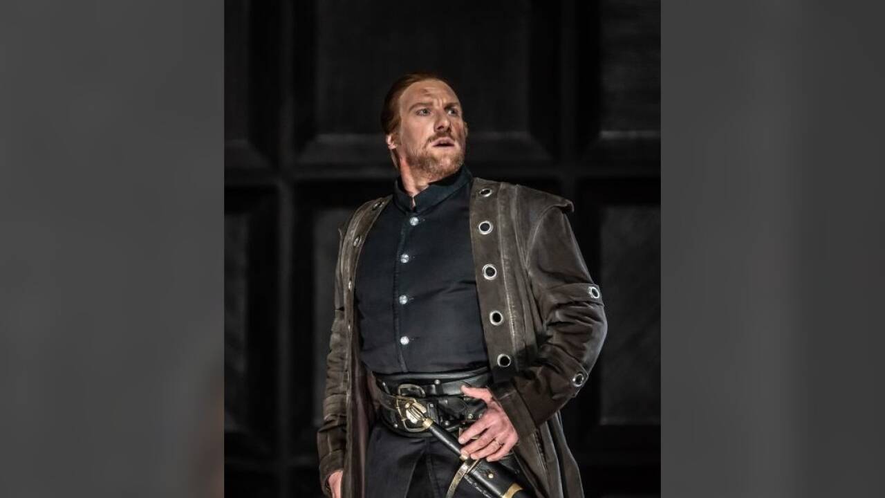 Günther Groissböck singt am Covent Garden in London den Banquo im „Macbeth“. Günther Groissböck singt am Covent Garden in London den Banquo im „Macbeth“.