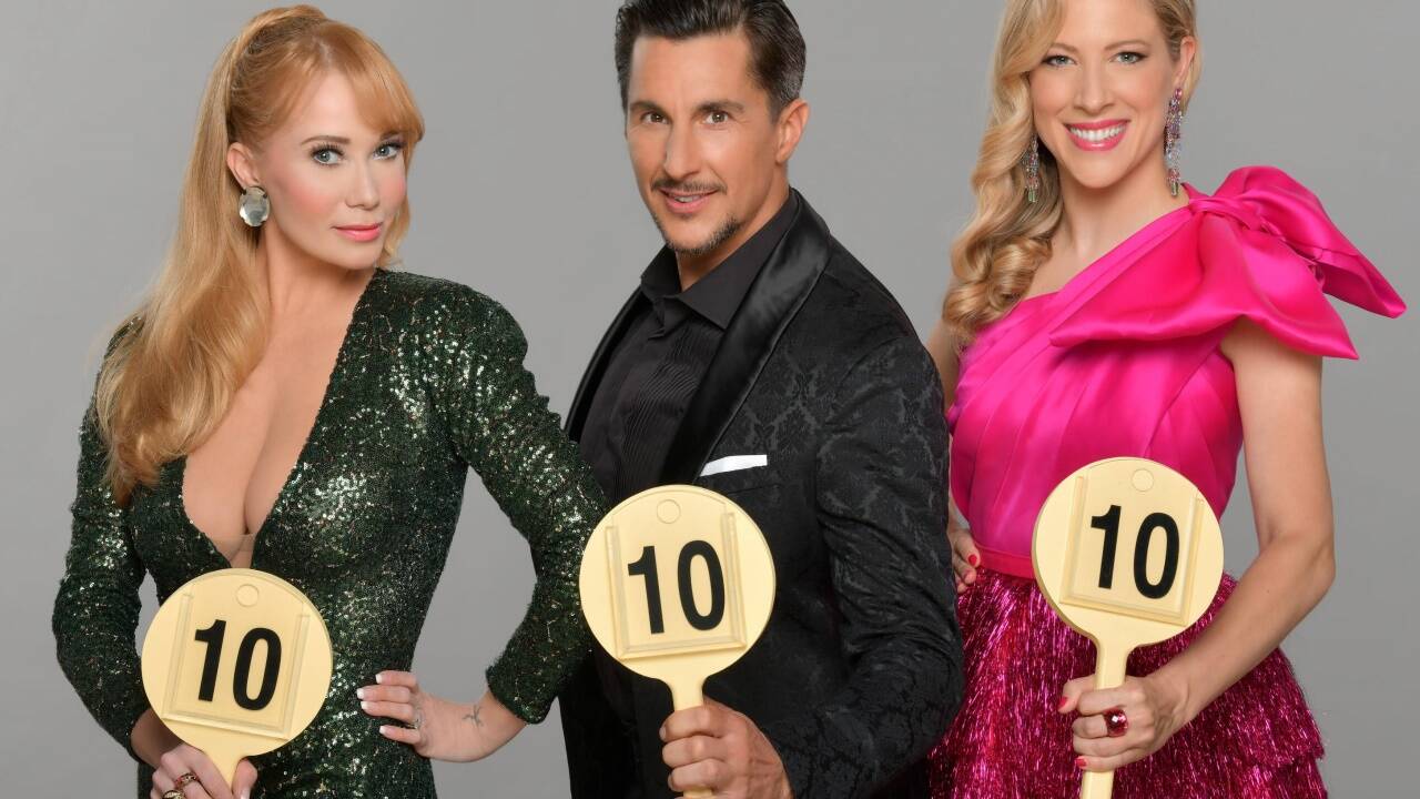 Die Juroren der TV-Show: Karina Sarkissova, Balázs Ekker und Maria Santner (von links). 