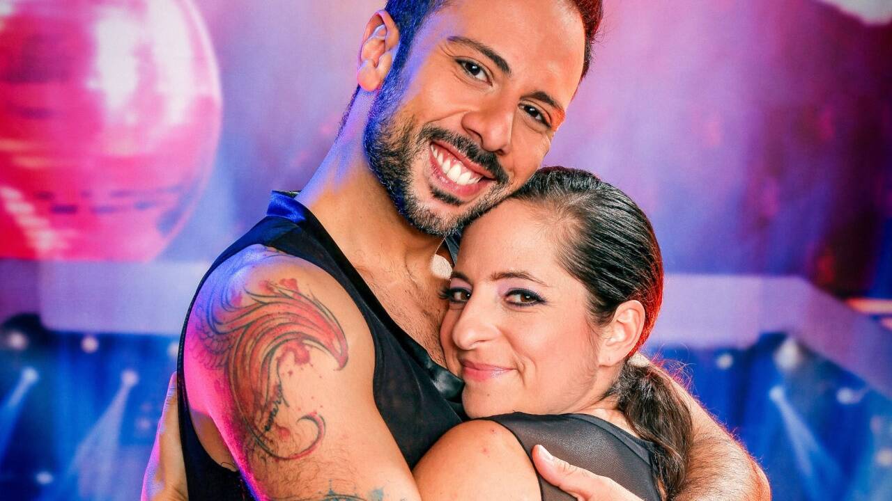 Caroline Athanasiadis und ihr Tanzpartner Danilo Campisi. 