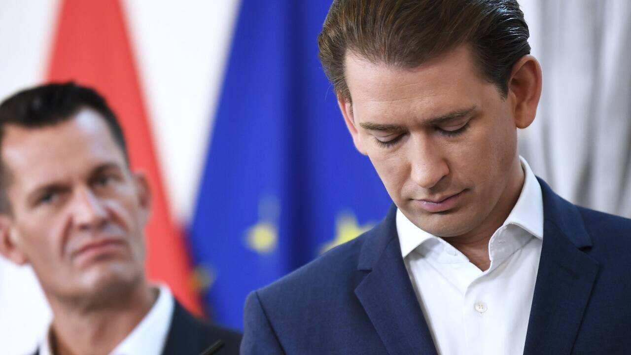 Kurz mit Gesundheitsminister Mückstein. 