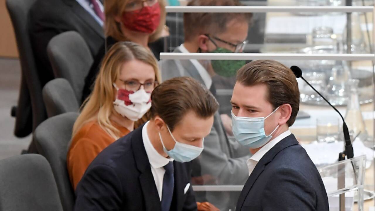 Ein Bild aus alten Regierungstagen (März 2021): Gernot Blümel, Sebastian Kurz.  