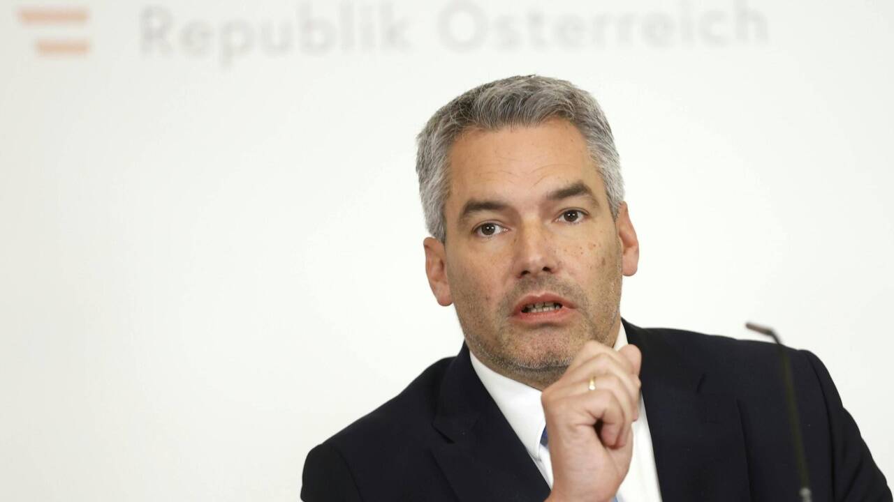 Bundeskanzler Karl Nehammer.  