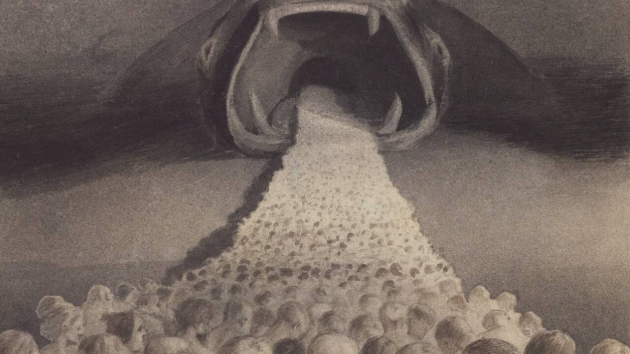 Das Leopold Museum zeigt 2022 Alfred Kubin ( 'Ins Unbekannte', 1900/1) 