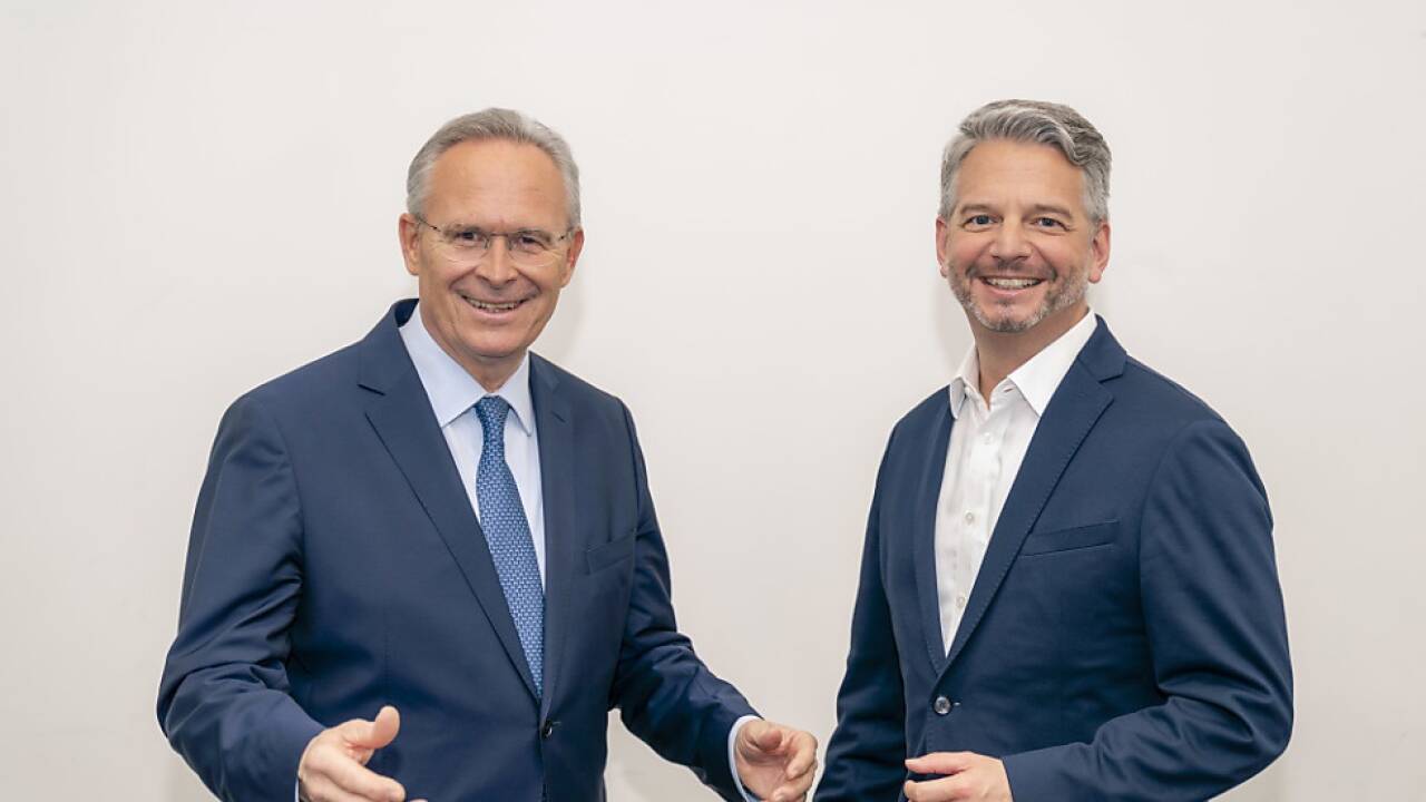 Die Wiener ÖVP stellt sich personell neu auf, der designierte Landesparteiobmann Karl Mahrer und Landesgeschäftsführer Markus Keschmann.  
