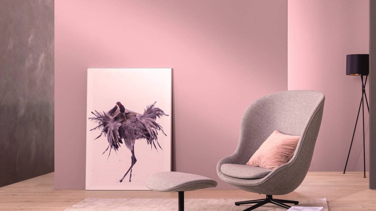 Rosé-Mauve, die Farbe des Jahres 2022.  Rosé-Mauve, die Farbe des Jahres 2022.