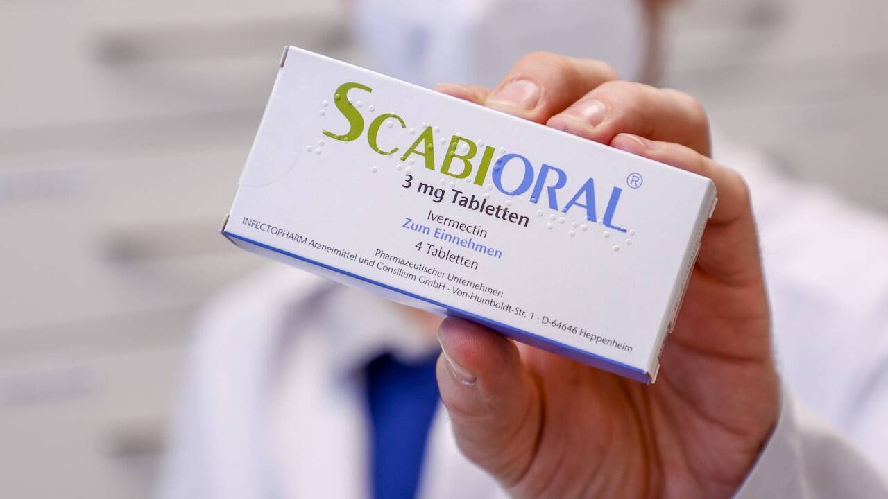 Das Medikament Ivermectin wird beim Menschen zur Behandlung von Krätze eingesetzt. 