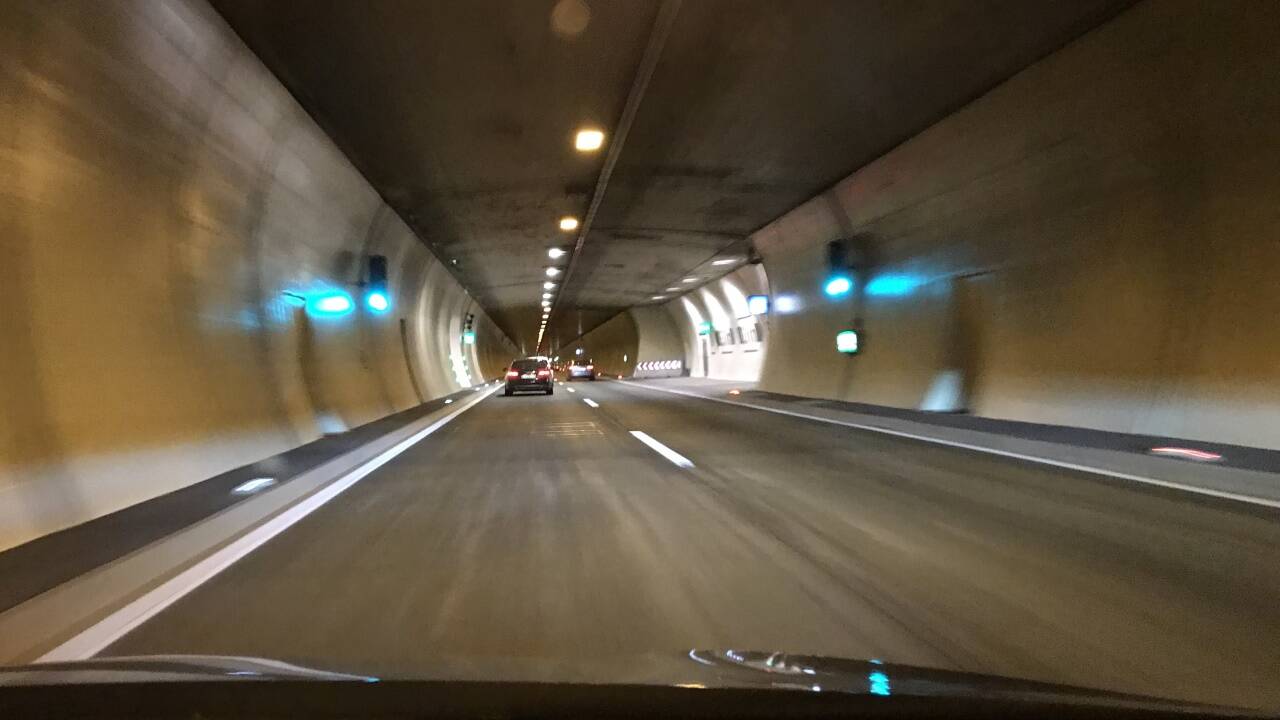 Autobahntunnel im Lungau. 