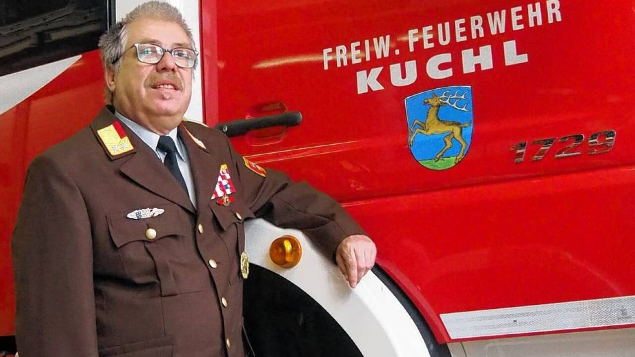 Rupert Unterwurzacher übergibt Anfang Mai nach 20 Jahren das Amt des Kuchler Ortsfeuerwehrkommandanten.  