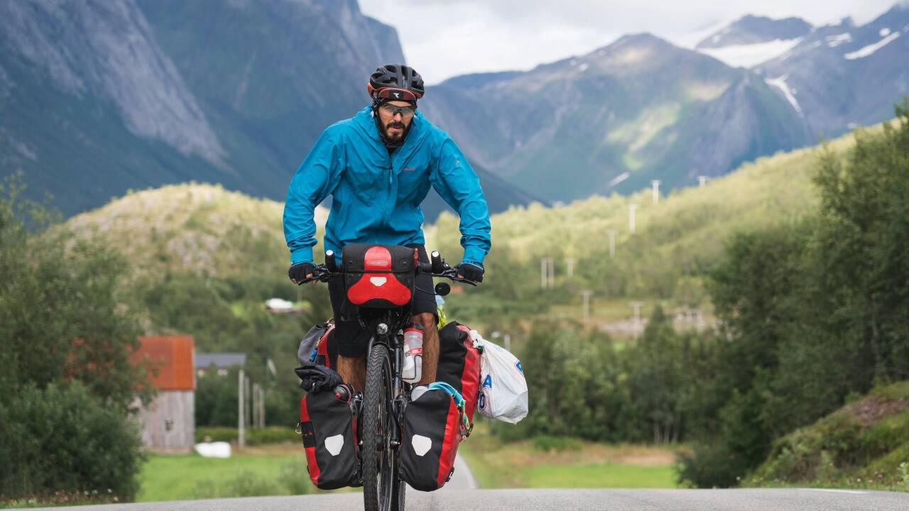 Die Salzburger Weltenradler Angelika Hinteregger und Reinhard Maxbauer  Die Salzburger Weltenradler Angelika Hinteregger und Reinhard Maxbauer