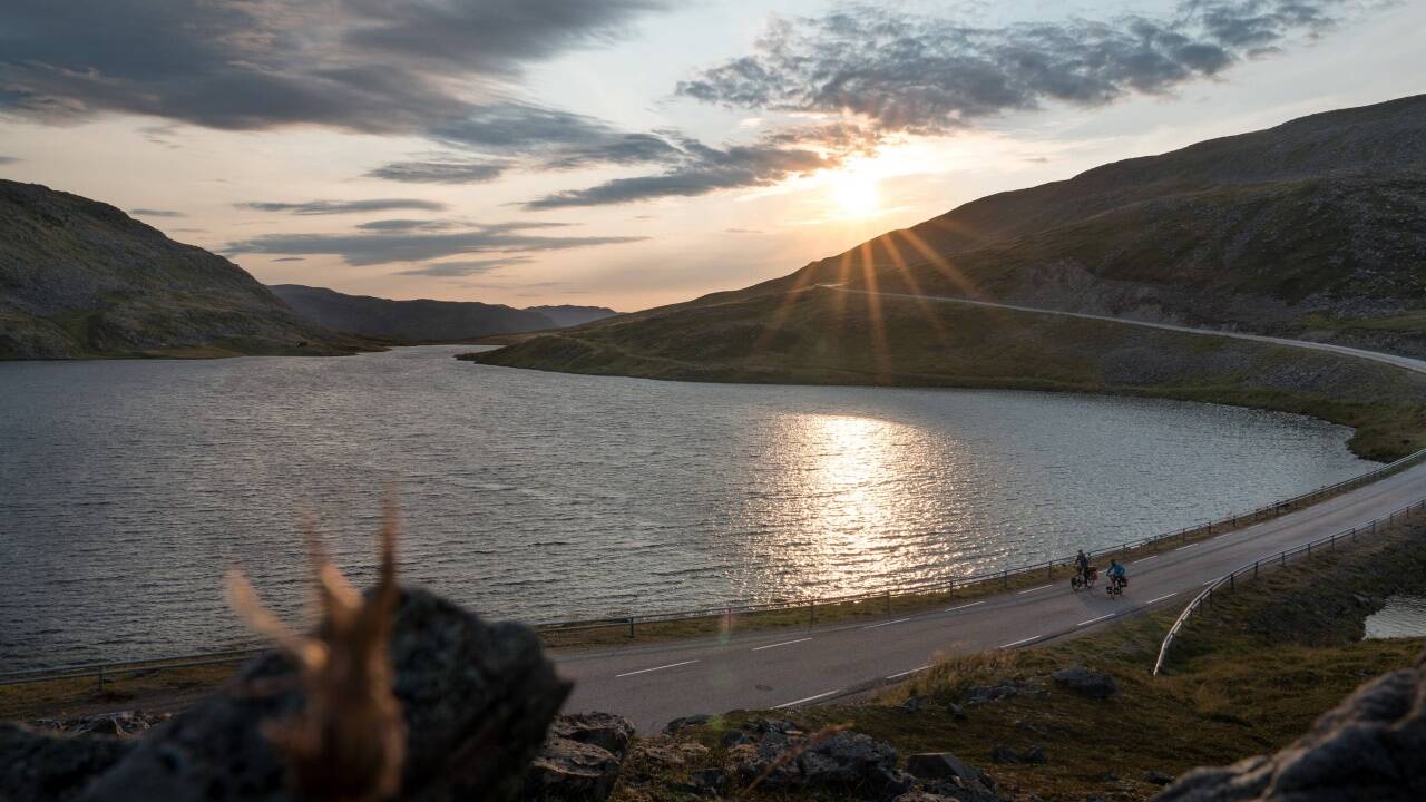Die Salzburger Weltenradler Angelika Hinteregger und Reinhard Maxbauer  Die Salzburger Weltenradler Angelika Hinteregger und Reinhard Maxbauer