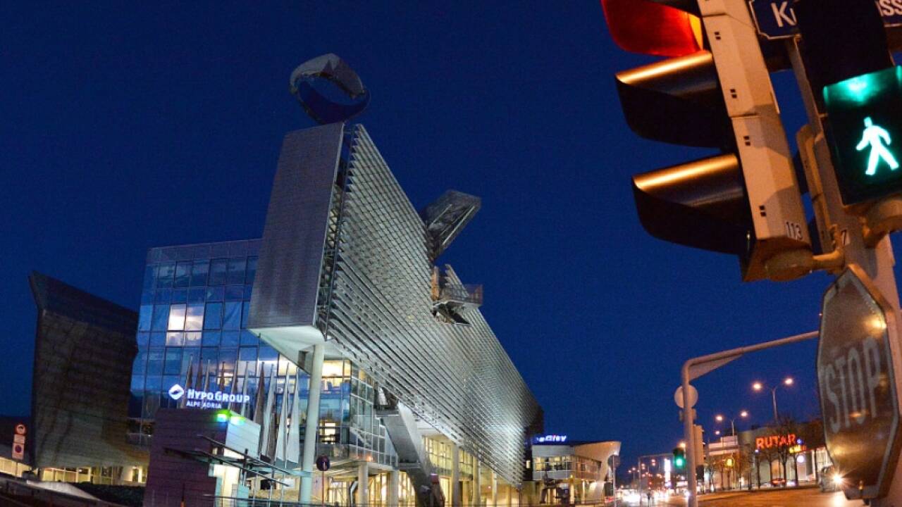 Früheres Hauptgebäude der Hypo Group in Klagenfurt 