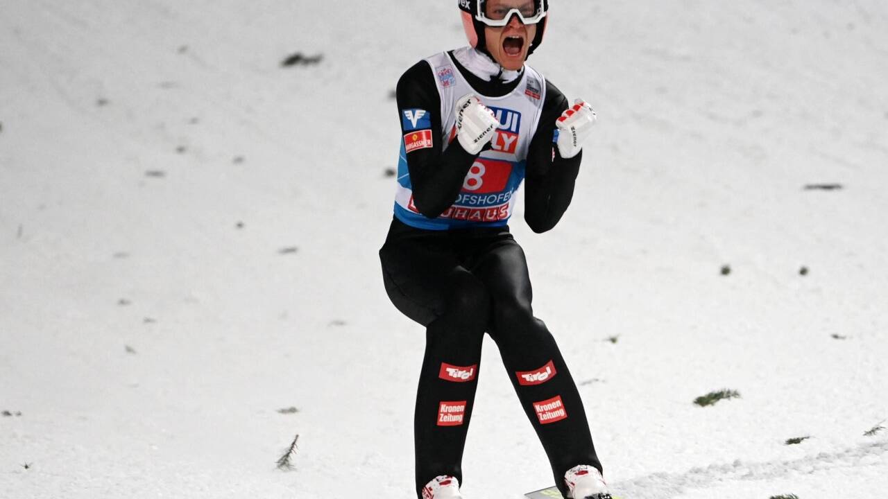 Nicht Ryōyū Kobayashi, sondern Daniel Huber war beim Tourneefinale in Bischofshofen große Klasse. 