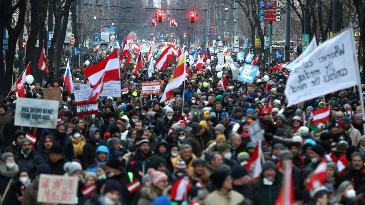 Die Demonstration verlief friedlich Die Demonstration verlief friedlich
