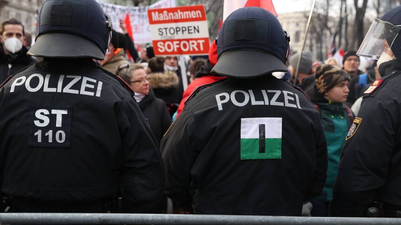 Die Demonstration verlief friedlich Die Demonstration verlief friedlich