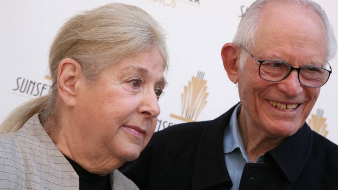 Marilyn Bergman mit Ehemann und Kollegen Alan im Jahr 2009 Marilyn Bergman mit Ehemann und Kollegen Alan im Jahr 2009