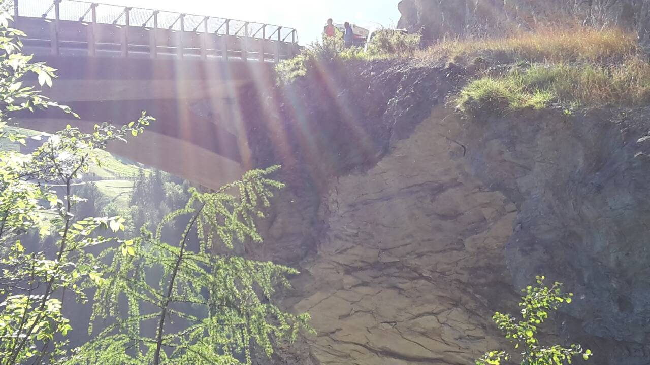 300 Tonnen Geröllmassen lösten sich bei der Liechtensteinklamm. 