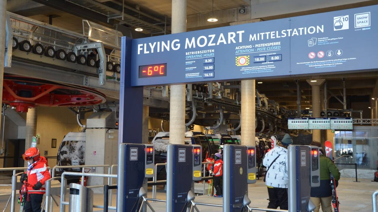 Die neue (unterirdische) Mittelstation ist zentrale Drehscheibe. 148 Gondeln werden dort auch „geparkt“. 