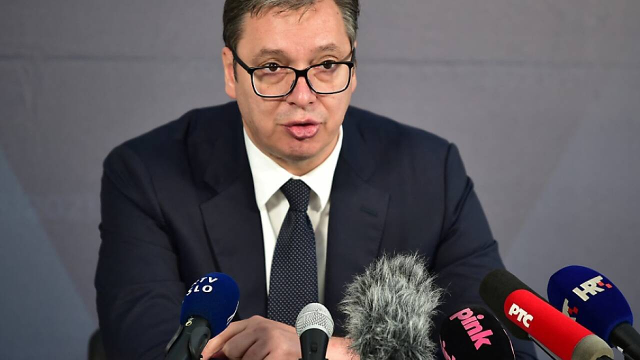 Serbiens Präsident Aleksandar Vu?i? 