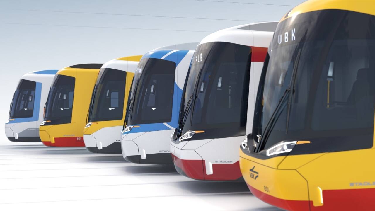 So sollen die neuen TramTrains aus der Schweiz aussehen.   So sollen die neuen TramTrains aus der Schweiz aussehen.