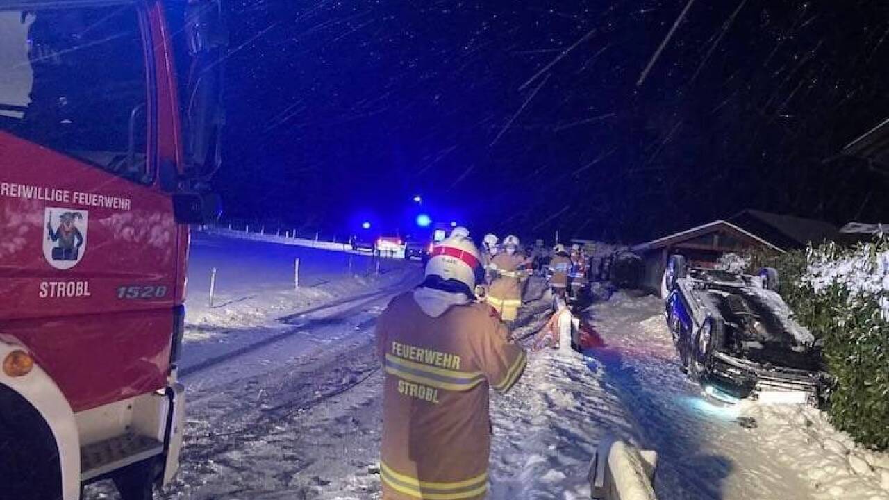 26 Mann waren von der Feuerwehr Strobl im Einsatz. 