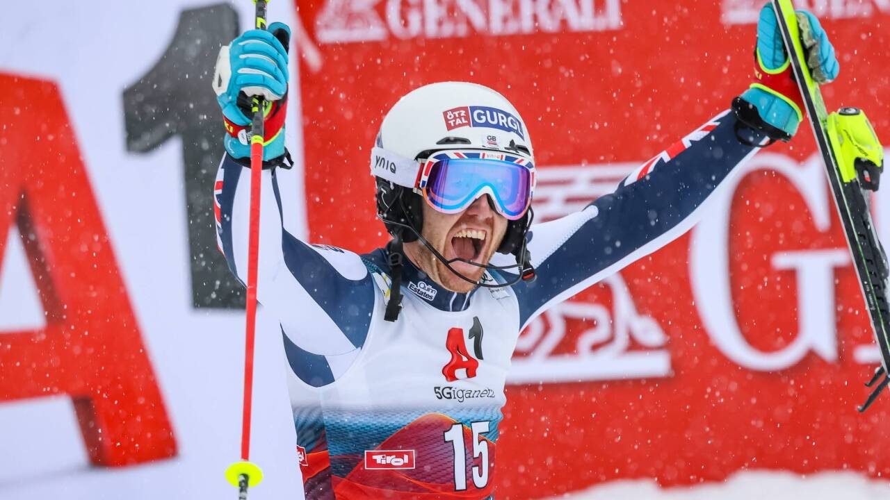 David Ryding schrieb Geschichte in Kitzbühel. Er sorgte für den ersten Weltcup-Sieg Großbritanniens überhaupt. 
