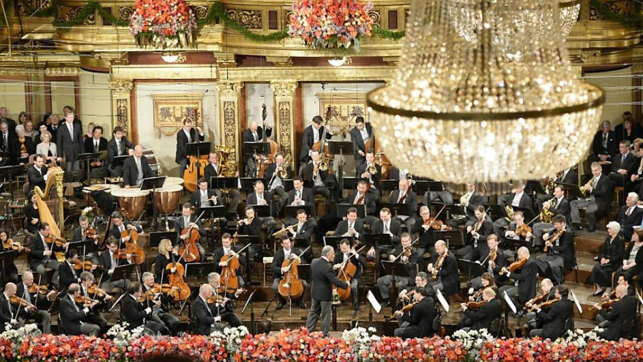 Die Philharmoniker beim Neujahrskonzert (Archivbild) 