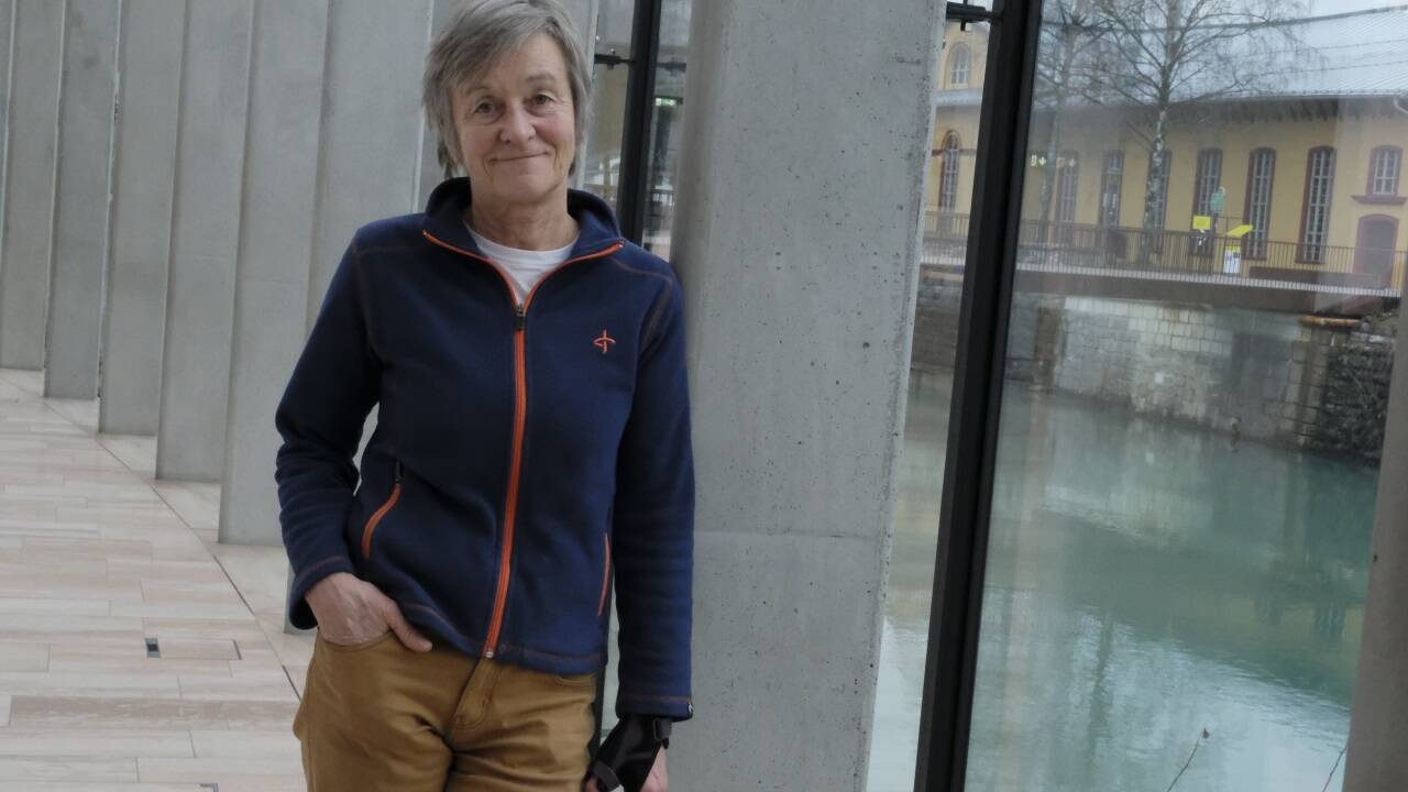 Anna Holzner, Historikerin im Keltenmuseum. 